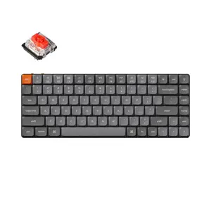Клавиатура Keychron K3 Max Universal USB RF Wireless Bluetooth Серый 75%