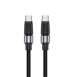 USB-C to USB-C charger cable Jellico B26, 1 m, 60 W PD, black