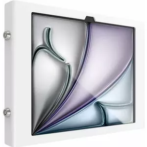 Wall-mount secured enclosure for iPad Air M2 13" (2024) — Compulocks Apex, white, fits A2898/A2903/A2904