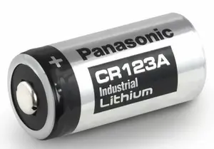 Battery Panasonic CR123A Industrial 1550mAh Lithium cell for cameras and equipment