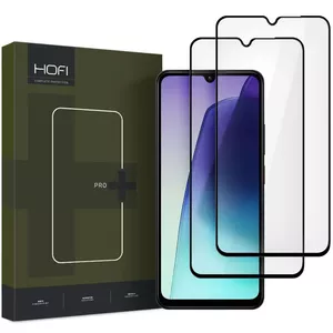 Tempered glass screen protector Hofi for Xiaomi Redmi 14C / Poco C75, black, 2-pack