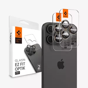 Защитное стекло Spigen iPhone 16 Pro Max Закаленное стекло Розовое