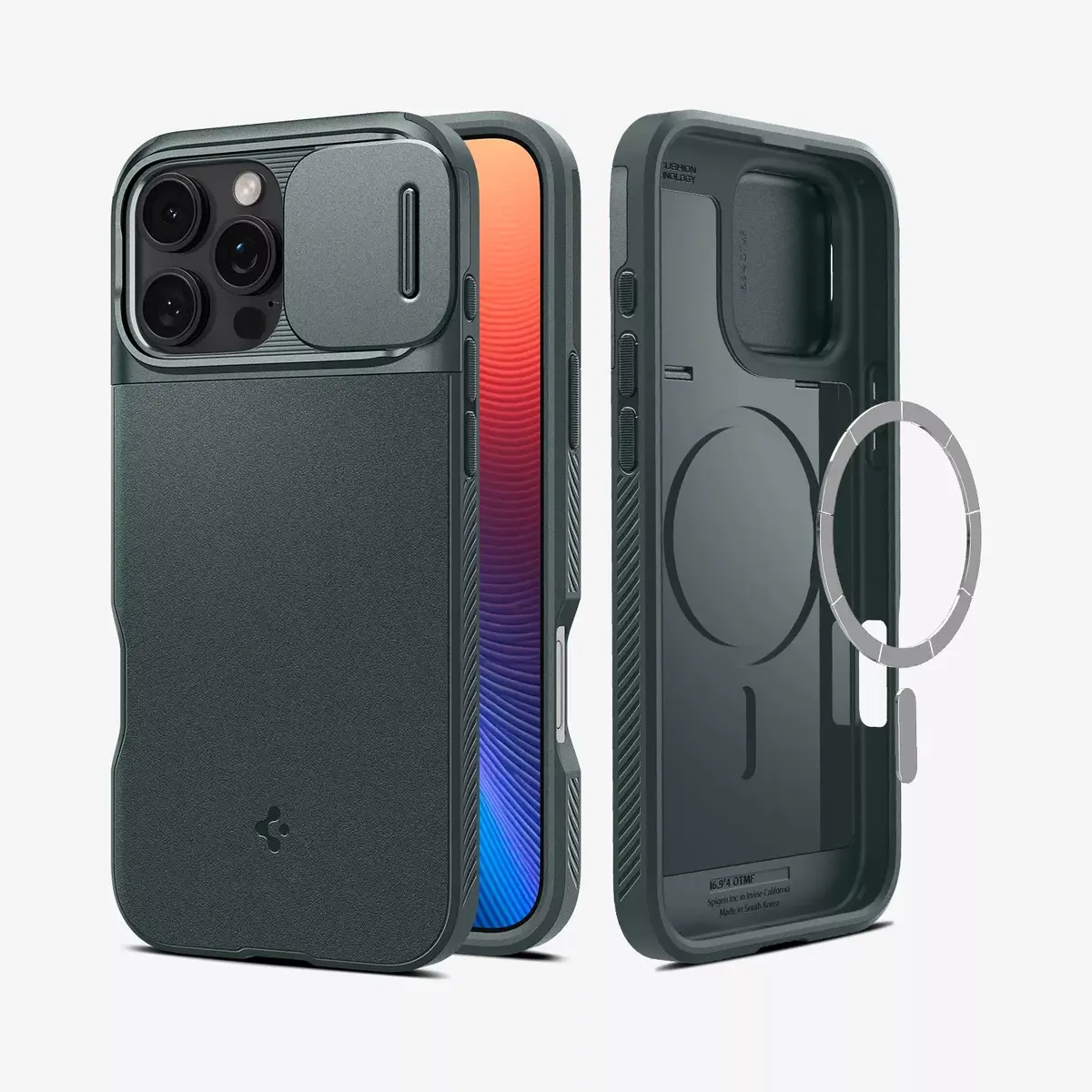 Spigen Optik Armor (MagFit) Cover — чехол для iPhone 16 Pro Photo 2
