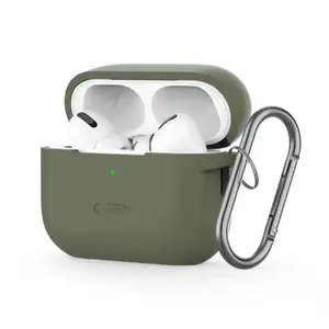 Protective silicone case Tech-Protect for Apple AirPods Pro (1/2) — Green