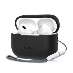 Protective silicone case Tech-Protect for Apple AirPods Pro (1/2) — Black