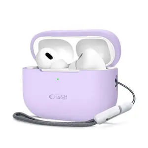 Protective silicone case Tech-Protect for Apple AirPods Pro 1/2 — Purple