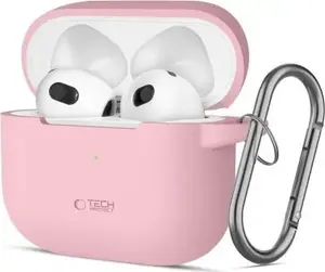 Protective silicone case Tech-Protect for Apple AirPods 3 — Dusty Pink