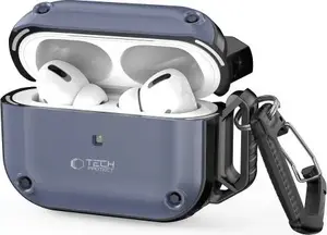 Protective case Tech-Protect for Apple AirPods Pro (1st/2nd Gen) — Rough Hook, Steel Blue
