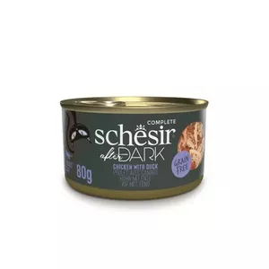 Влажный корм для кошек Agras Pet Foods Schesir after Dark Complete Brühe 80 г — курица, без зерна, без глютена и сои