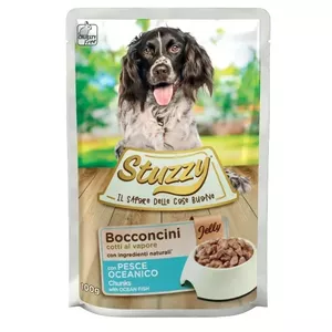 Влажный корм для собак Agras Pet Foods Stuzzy Морская рыба в желе 100 г, одиночная банка