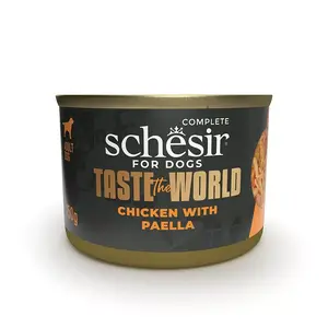 Влажный корм для собак Agras Pet Foods Schesir Taste the World 150 г — курица, взрослым, банка