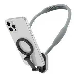 Telesin Magnetic Neck Mount MNM-002 for iPhone (12–16) — Adjustable Angle, Lightweight