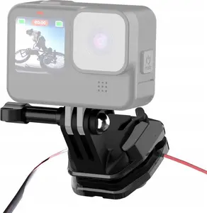 Puluz Motorcycle Windshield Clip PU942B for action cameras — compatible with DJI Osmo Action 4, GoPro Hero 12, Insta360 Ace, Pro X4 — Black