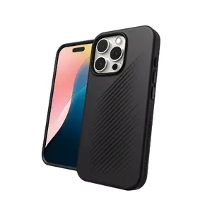 Vāciņš ZAGG Luxe Snap priekš Apple iPhone 16 Pro, grafēns un plastmasa, melns