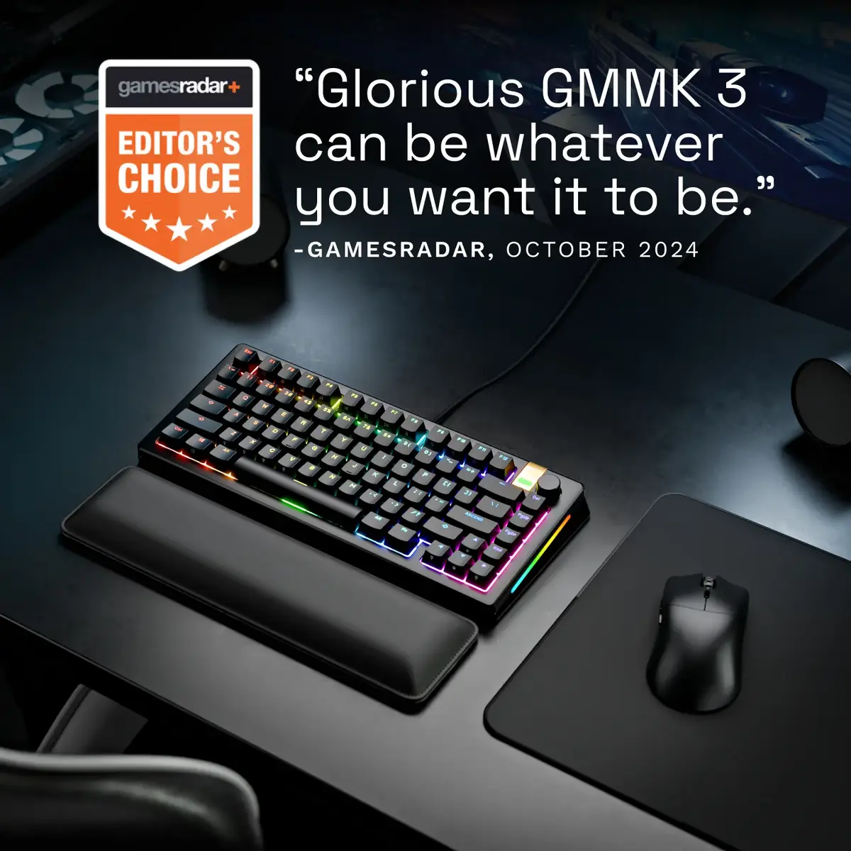 Glorious GMMK 3 PRO HE 75% Wired Mechanical Gaming Keyboard Photo 9