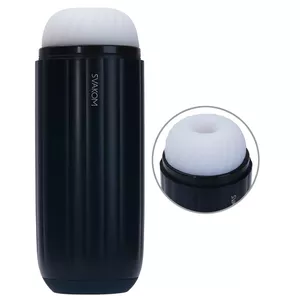 Uzlādējams ūdensizturīgs personīgais ierīce Svakom Sam Neo 2 Tester — vibrācijas un sūkšana, USB, 22,8×7,5 cm, ievadīšanas dziļums 14 cm