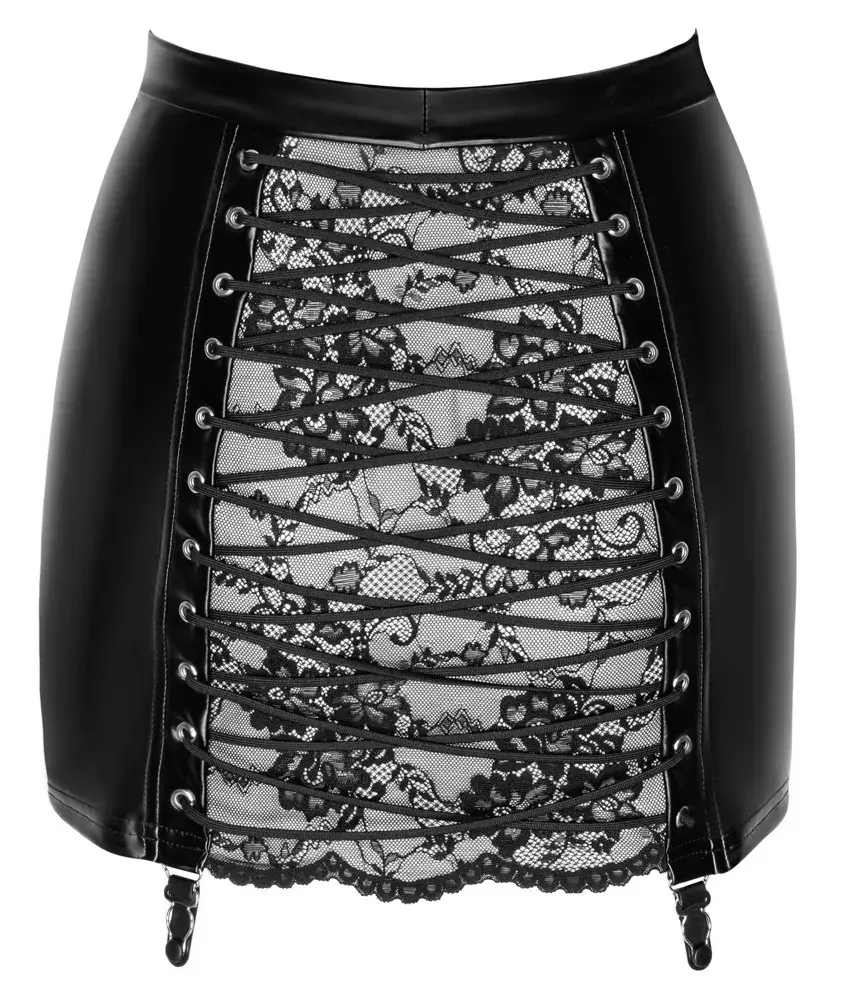 Юбка Noir Lace L — плотная мини-юбка 27707091041 Photo 8