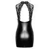 Noir Orgia мини-платье L — powerwetlook с кружевом Photo 7
