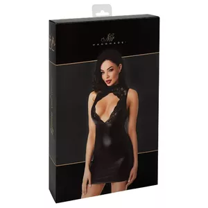 Платье, Noir Orgia модель 27190101051 – мини из powerwetlook с кружевом, размер XL