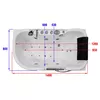 Massage bathtub AMUE AMO-1683 Right 140×87 cm Photo 8