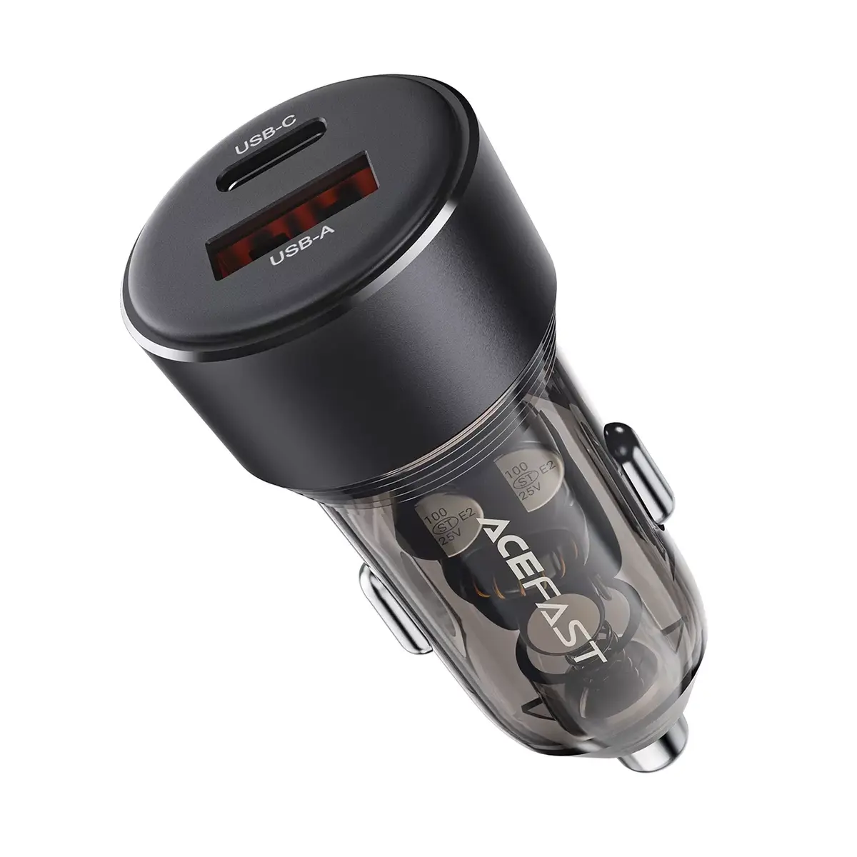 Acefast B12 автомобильное зарядное 60W USB-A USB-C Photo 3
