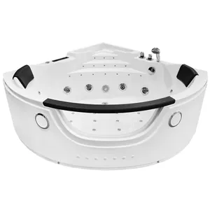 Massage bathtub AMUE AMO-1678 Turbo+ 150x150 cm, double-person hydro-massage tub
