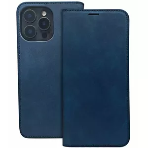 iLike Smart Suede vāciņš Samsung Galaxy A15 4G un 5G viedtālruņiem, tumši zils