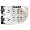 Bathtub AMUE AMUS-1062L Double 180x120 cm Photo 5