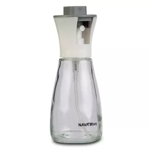 Glass spray bottle NAVA MISTY 16.5 cm with PVC sleeve — hand spray atomizer