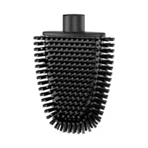 Насадка для туалетной щетки METALTEX IT0118.55.17, Cleany плоская гибкая головка, 9×4×13 см, черный PP/TPE