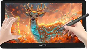 Bosto BT-19UHDT(M) Graphics Tablet with Aluminium Case