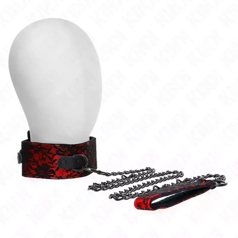Mežģīņu kaklarota ar jostu KINK D-240757 — 105 cm Photo 5