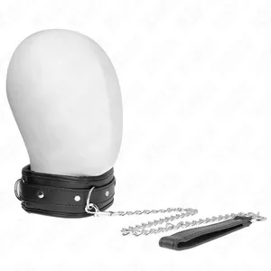 Necklace KINK COLLAR & GAG Model 3 adjustable 37–54 cm sponge imitation leather strap