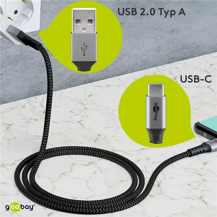 USB kabelis Goobay 49295 Photo 3