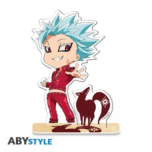 Collectible acrylic figure ABYstyle THE SEVEN DEADLY SINS ABYACF044 — acrylic material, licensed character display