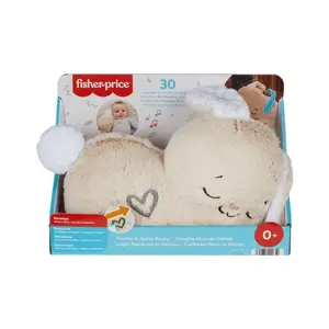 Игрушечный зайчик Fisher-Price Soothe & Settle Bunny — звуковой, для детей до 2 лет