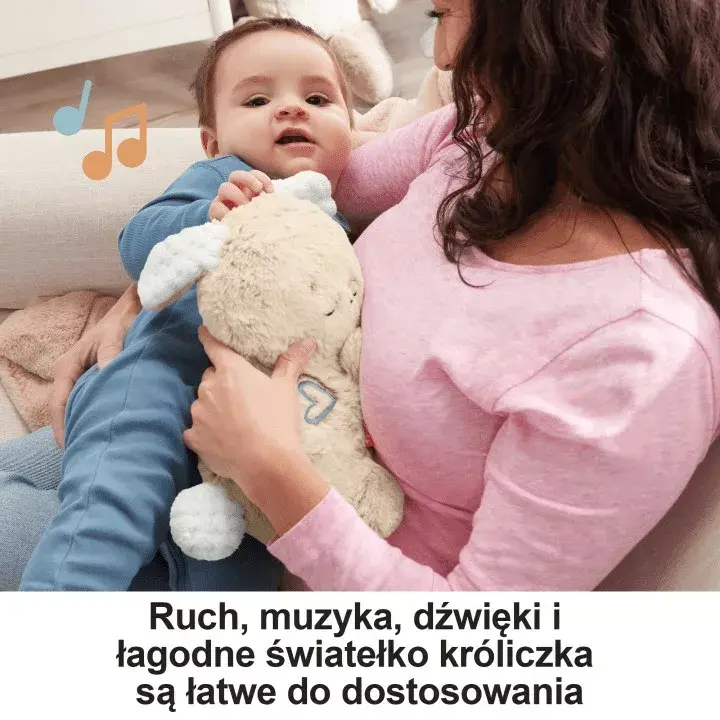 Rotaļu trusītis Fisher-Price Soothe & Settle Bunny Photo 2