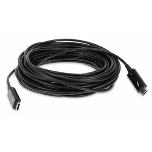 Кабель Thunderbolt 3 LMP 21938, USB-C штекер–штекер, оптический, 25 м, 40 Гбит/с, чёрный