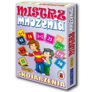 Educational board game Adamigo Game Master Multiplication 4676 — arithmetic practice for children