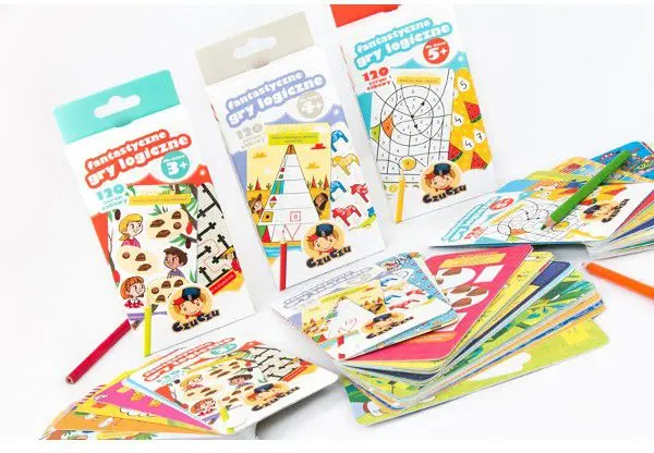 CzuCzu Fantastyczne gry logiczne 5+ puzzle book Photo 3
