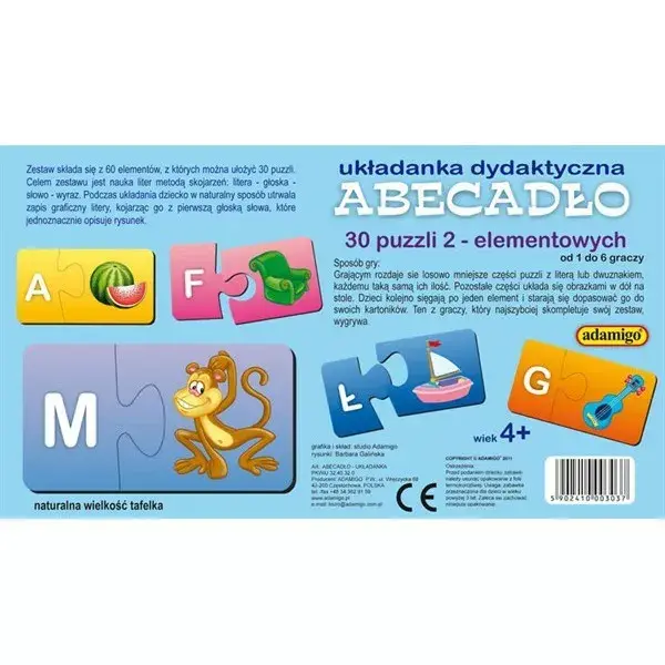 Adamigo Alphabet Puzzle 3037 Photo 2