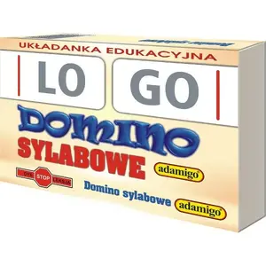 Board Game Adamigo Domino Syllable Logo Game – educational domino for syllable matching and language practice