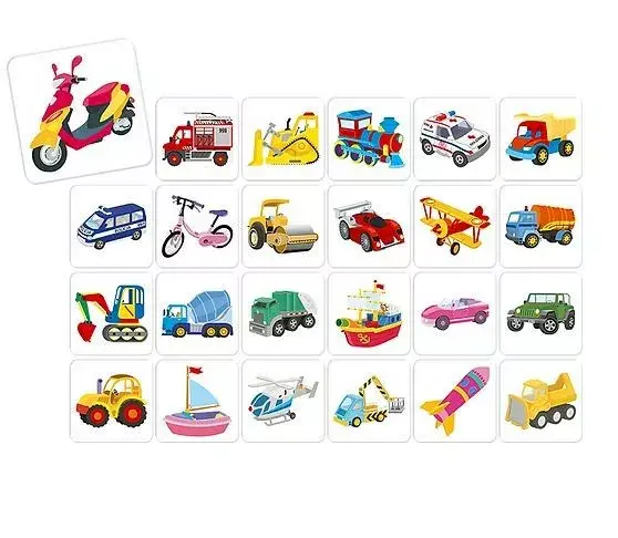 Adamigo Memory vehicles game 7257 — bērnu atmiņas spēle Photo 2