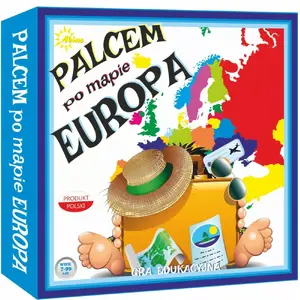 Game Finger around Europe - настольная игра Abino, стратегическая семейная игра, 2–6 игроков
