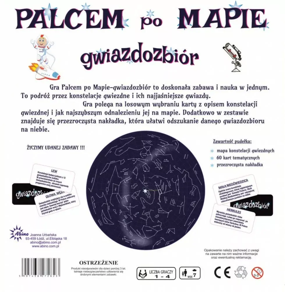 Abino Game Finger on the map - Constellation Photo 2