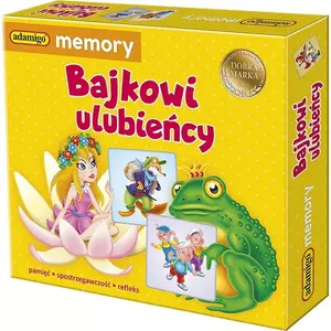 Настольная игра Adamigo Game Memory Fairytale favorites — детская игра на память с карточками
