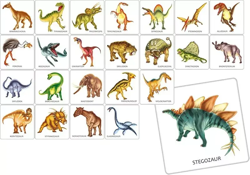 Adamigo Game Memory Dinosaurs 7417 — игра на память Photo 2