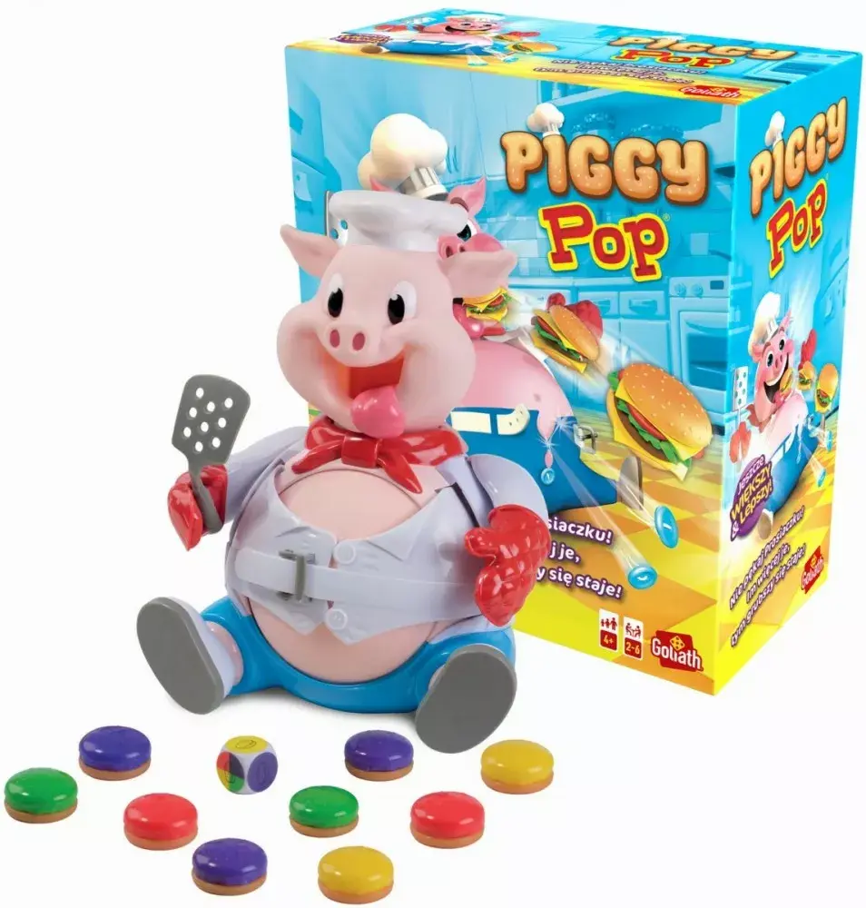 Goliath Game Piggy Pop 3.0 galda spēle Photo 5