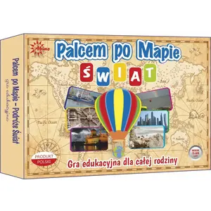 Настольная игра Game Finger on the map - World от Abino, компактная карта мира для путешествий
