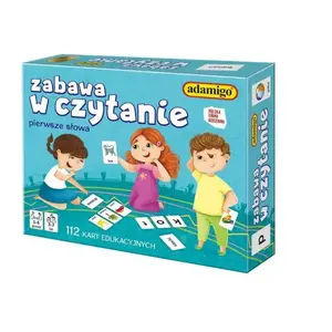 Образовательная настольная игра Adamigo Reading Fun – 7523, развитие навыков чтения